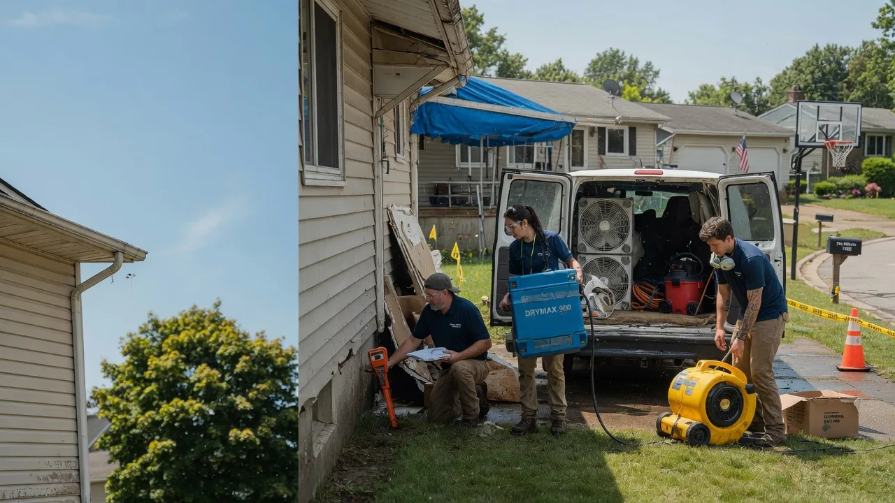 Ceiling Leak Cleanup in Burlington, ND near me